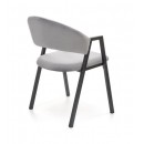 Стул HALMAR K473 серый/черный